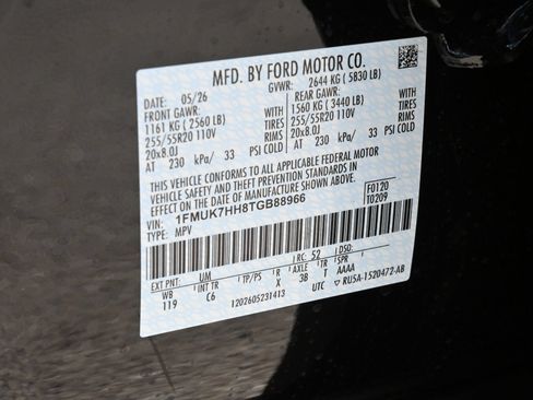New 2026 Ford Explorer Platinum RWD image 27