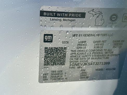 New 2026 Chevrolet Traverse Z71 w/ Driver Confidence Package image 37