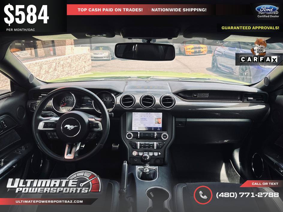Used 2020 Ford Mustang GT Premium w/ Carbon Sport Interior Package RWD image 77
