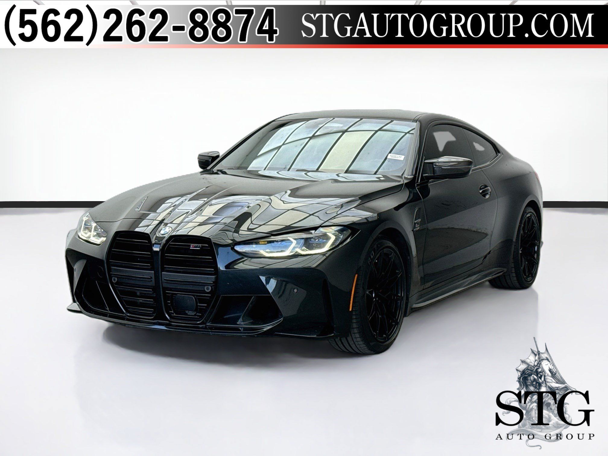 Used 2022 BMW M4 Competition w/ M Carbon Exterior Package RWD image 1