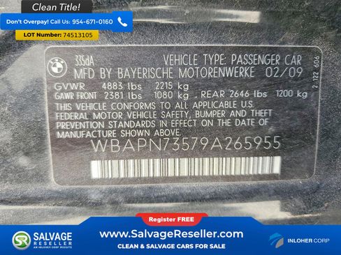 Used 2009 BMW 335d Sedan RWD image 17