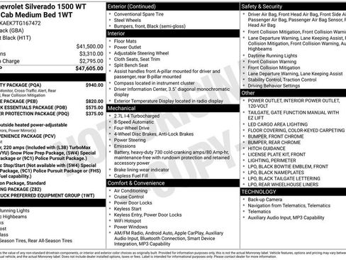 Certified 2026 Chevrolet Silverado 1500 W/T w/ WT Safety Package image 34