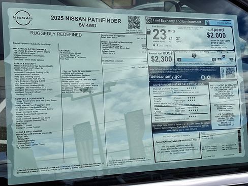 New 2025 Nissan Pathfinder SV image 17
