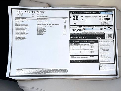 New 2026 Mercedes-Benz GLB 250 image 19