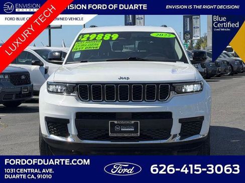 Used 2022 Jeep Grand Cherokee L Laredo w/ Luxury Tech Group I AWD/4WD image 3