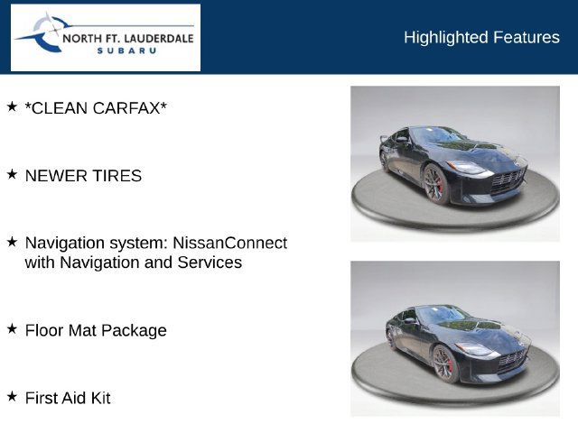 Used 2024 Nissan Z Performance w/ Floor Mat Package RWD image 7