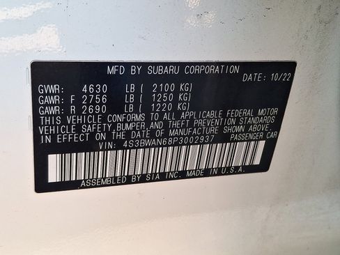 Used 2023 Subaru Legacy Limited image 28