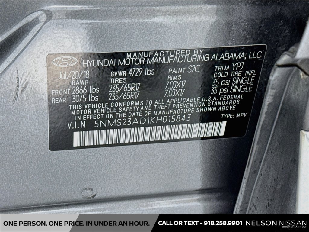 Used 2019 Hyundai Santa Fe SE FWD image 29