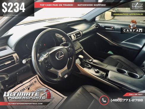 Used 2014 Lexus IS 250 w/ F-Sport Package RWD image 8