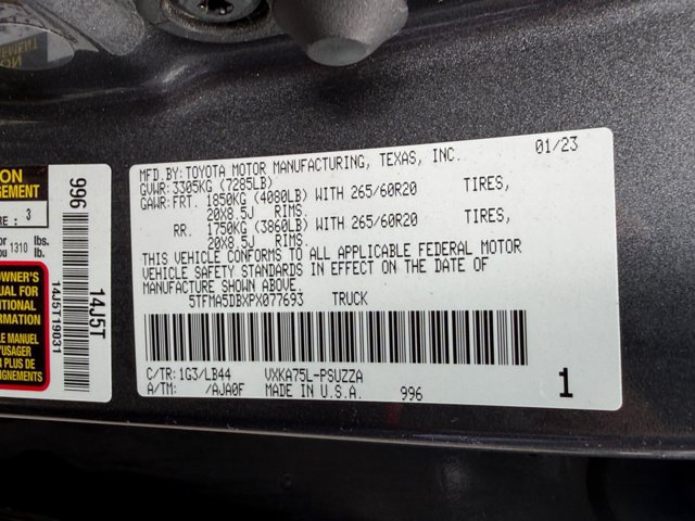 Used 2023 Toyota Tundra 1794 Edition w/ TRD Off-Road Package AWD/4WD image 34
