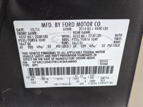 Used 2012 Ford Escape XLT image 27