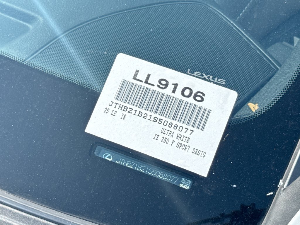 Used 2025 Lexus IS 350 F Sport w/ Accessory Package RWD image 17