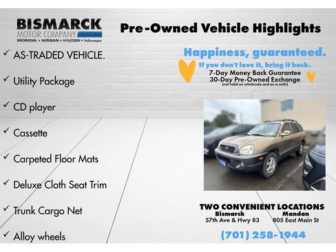 Used 2004 Hyundai Santa Fe GLS AWD/4WD image 5