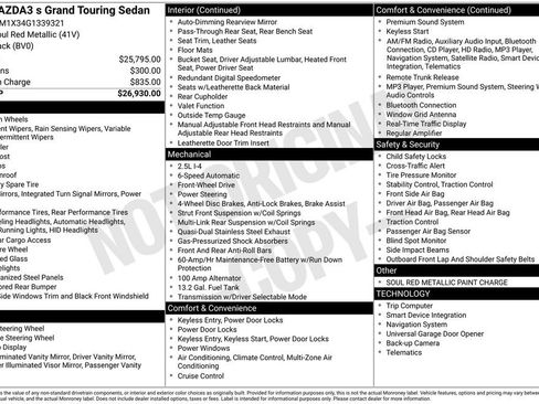 Used 2016 MAZDA MAZDA3 s Grand Touring image 2