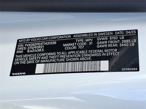 New 2026 Volvo XC90 B6 Plus w/ Protection Package Premier image 10