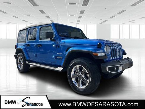 Used 2021 Jeep Wrangler Unlimited Sahara image 1