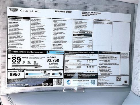 New 2026 Cadillac Lyriq Sport image 14