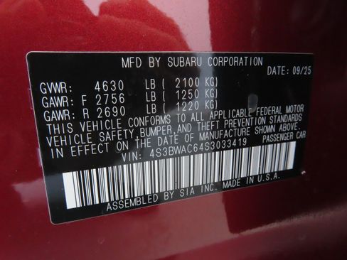 New 2025 Subaru Legacy Premium w/ Popular Package #1A image 28