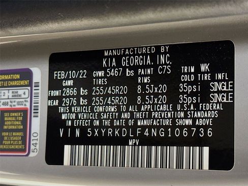 Used 2022 Kia Sorento SX Prestige image 34