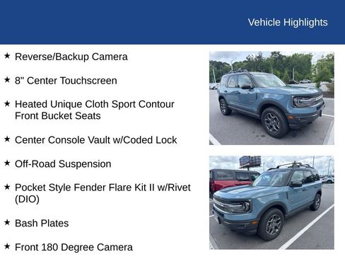 Used 2022 Ford Bronco Sport Badlands AWD/4WD image 4