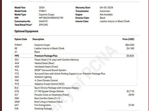 Certified 2024 Porsche Cayenne Coupe image 12