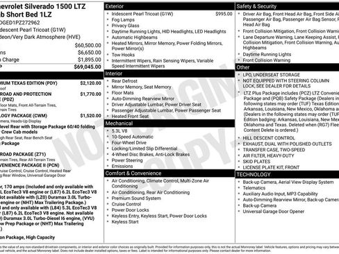 Used 2023 Chevrolet Silverado 1500 LTZ w/ LTZ Premium Texas Edition image 36