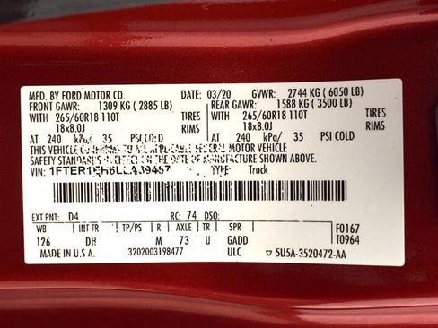 Used 2020 Ford Ranger Lariat w/ FX2 Package RWD image 37