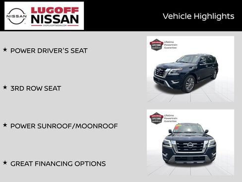 Used 2023 Nissan Armada SL w/ Captain's Chairs Package RWD image 6