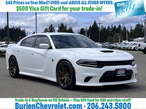 Used 2016 Dodge Charger SRT Hellcat w/ Harman/Kardon Audio Group RWD image 7