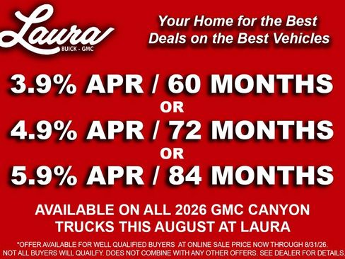 New 2026 GMC Canyon AT4X w/ LPO, Black Badging Package AWD/4WD image 4