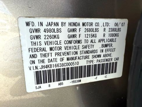 Used 2008 Acura RL 3.5 Sedan 4D image 45