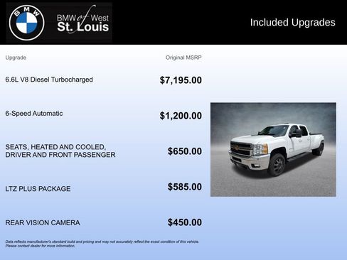 Used 2012 Chevrolet Silverado 3500 LTZ w/ LTZ Plus Package AWD/4WD image 19
