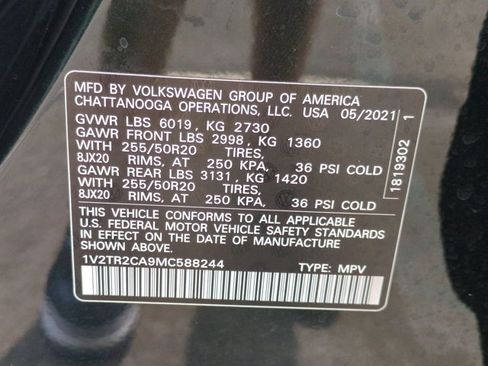 Used 2021 Volkswagen Atlas SEL Premium AWD/4WD image 28