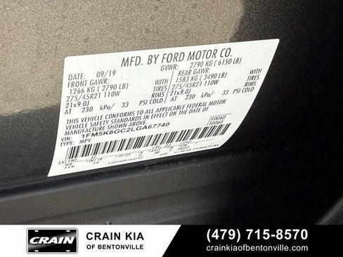 Used 2020 Ford Explorer ST w/ ST Street Pack AWD/4WD image 37