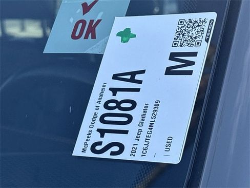 Certified 2021 Jeep Gladiator Mojave image 33