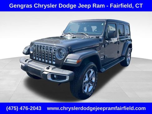 Used 2021 Jeep Wrangler Unlimited Sahara AWD/4WD image 3