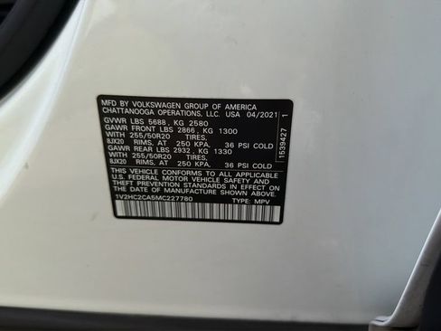 Used 2021 Volkswagen Atlas Cross Sport SE AWD/4WD image 24