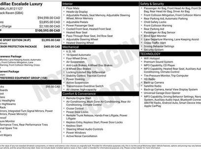 Used 2020 Cadillac Escalade Luxury w/ Escalade Sport Edition