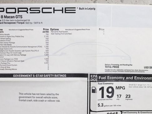 Used 2018 Porsche Macan GTS AWD/4WD image 2
