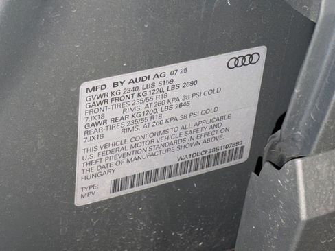 Certified 2025 Audi Q3 2.0T Premium w/ Convenience Package AWD/4WD image 20
