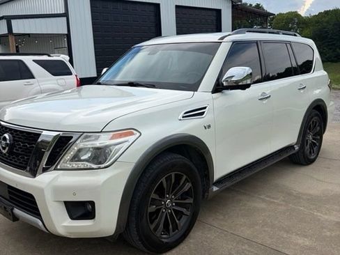 Used 2017 Nissan Armada Platinum w/ Captain Seat Package AWD/4WD image 1