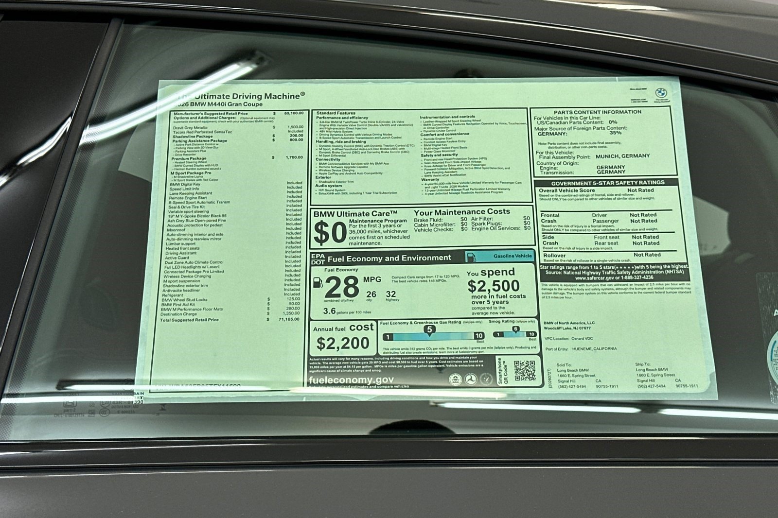 New 2026 BMW M440i w/ Premium Package RWD image 30