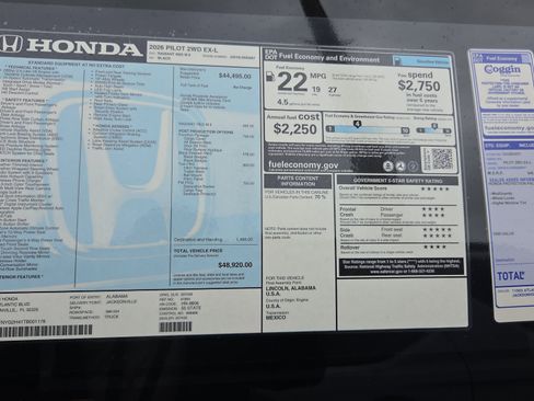 New 2026 Honda Pilot EX-L image 19