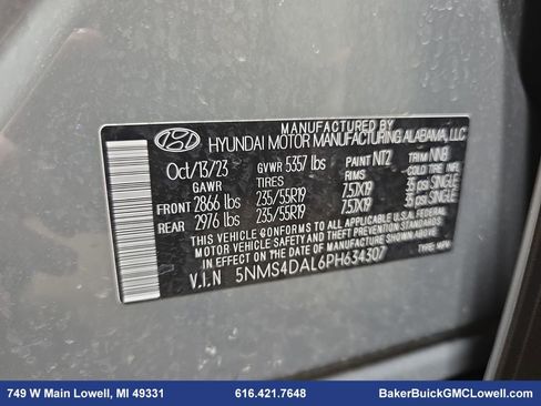 Used 2023 Hyundai Santa Fe Limited image 40