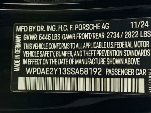 New 2025 Porsche Taycan Turbo GT image 25