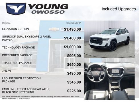 Used 2023 GMC Acadia SLT w/ Elevation Edition AWD/4WD image 4