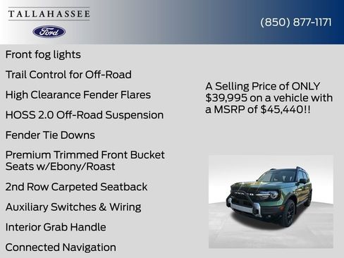 New 2025 Ford Bronco Sport Outer Banks w/ Sasquatch Outer Banks Package image 46