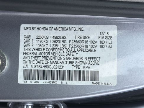 Used 2016 Acura RDX w/ Technology Package AWD/4WD image 19