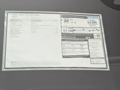 New 2026 Mercedes-Benz CLA 250 image 16