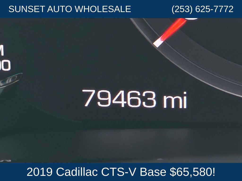 Used 2019 Cadillac CTS V w/ Carbon Fiber Package RWD image 28